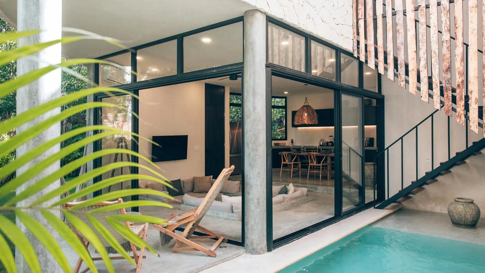 Luxury Jungle Villa-Pvt Pool -100Mbs- Concierge 8A Tulum Pueblo 0*,  Mexico